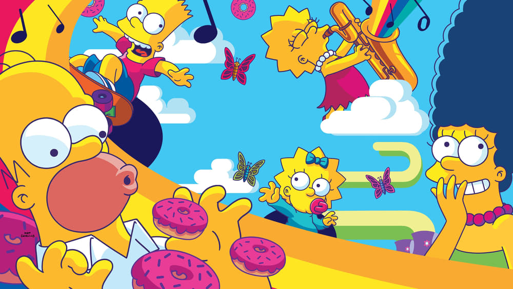 Gia Đình Simpsons Backdrop